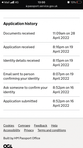 Who is waiting for a passport?