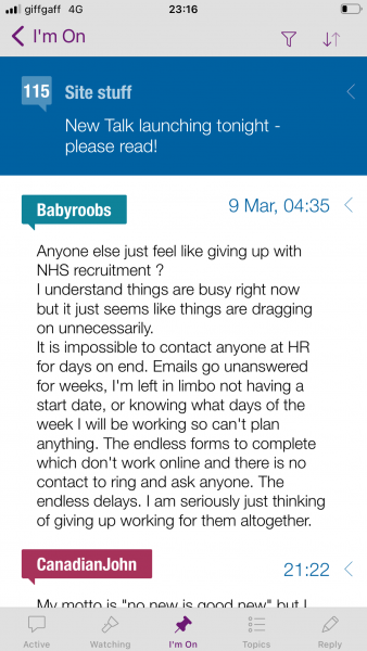 New Talk launching tonight - please read!