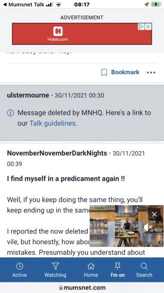 Big problem- deleted posts visible.