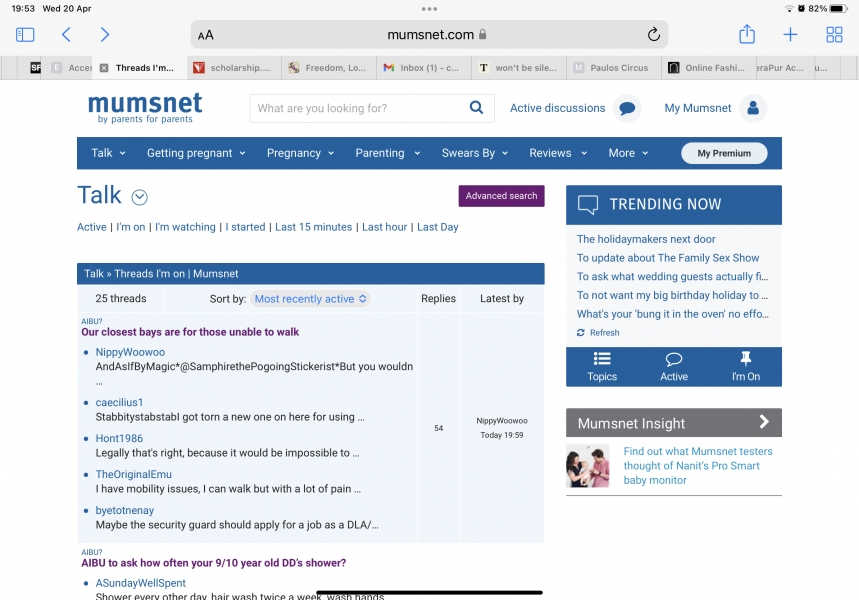 New Talk launching tonight - please read!