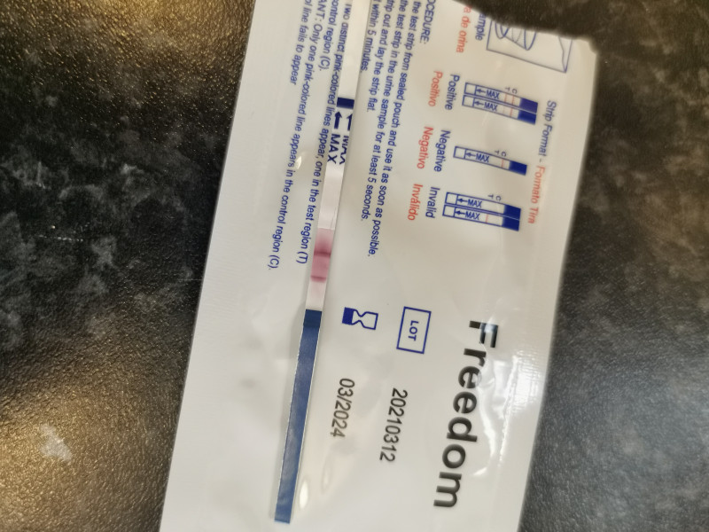 Dye run or positive!?! 