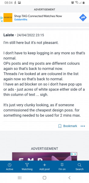To think I am not the only one who has barely been on Mumsnet this weekend?