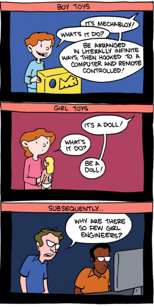 Girls don't like hard math