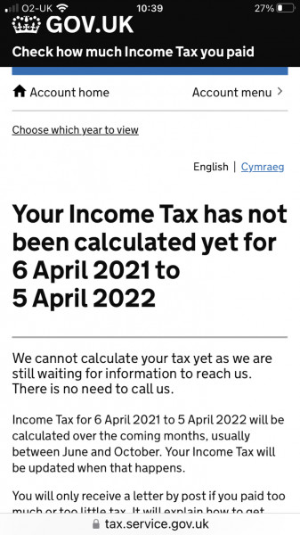 Tax rebate cheeky bugger