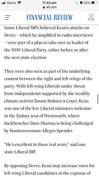 Meanwhile, in the Australian election …