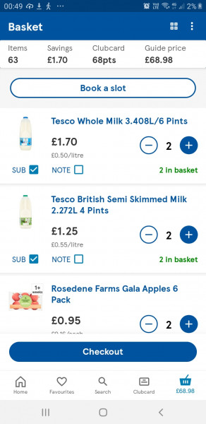 How much do you spend on your weekly shop?