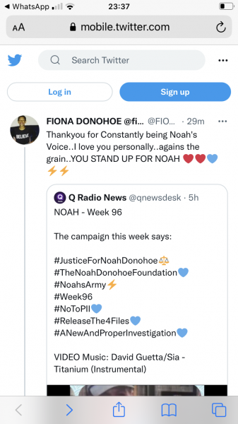 💙 THREAD 2: Will you spare five minutes to help the lovely Noah Donohoe get the justice he deserves and to support his mummy Fiona in getting the truth about what happened to her beloved son? 💙