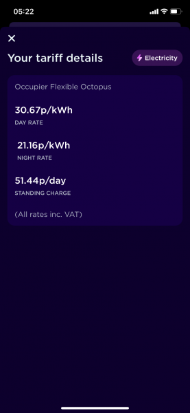 What are your Electric prices per unit 