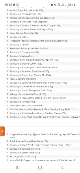 What can I do with my shopping? Please help!