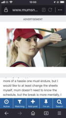 Huge ads not scrolling