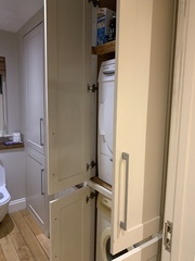 Hiding the washing machine and tumble dryer