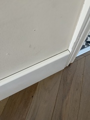 Skirting board installation