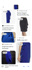 Is there a way of tracking down a skirt worn by Motherland's Julia?