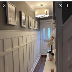 Faux panelling in a new home ?