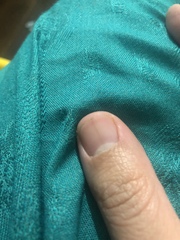 Panicking… faint vertical line on thumb nail
