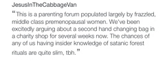 Most amusing comment on MN