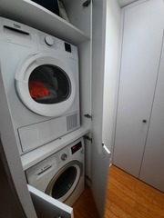 Hiding the washing machine and tumble dryer