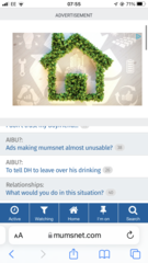 Ads covering half the page!