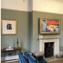TV on the wall