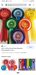 Can I see your rosettes?