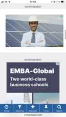 Ads covering half the page!