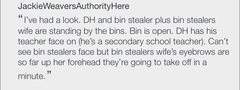 Most amusing comment on MN