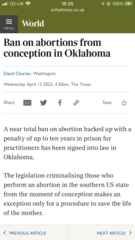 Why is the USA banning abortion?
