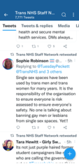 Tara Hewitt Head of 'Equality Diversion & Inclusion' at Northern Care Alliance advising  NHS leaders to ignore EHRCs recent guidance.
