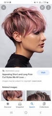 Short pixie hair cut