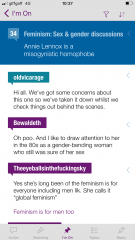 I can’t reply to any threads on the app 