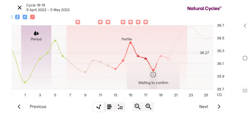 Not sure I'm ovulating? Temp chart help
