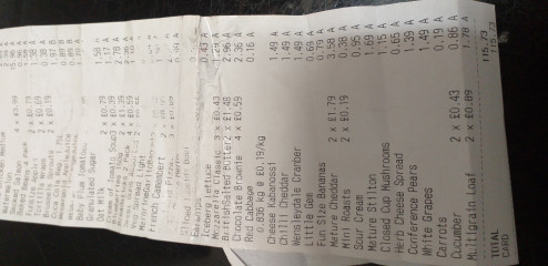 How much do you spend on your weekly shop?