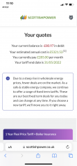 £854 per month gas and electricity 