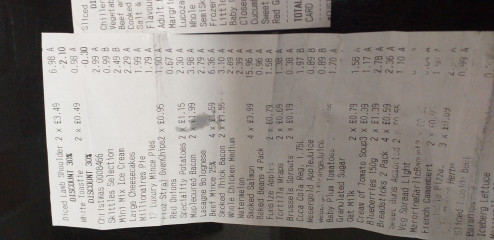 How much do you spend on your weekly shop?