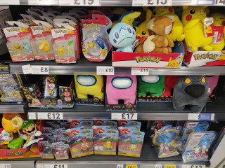 Horror survival game characters sold as toys to young children