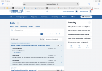 New Talk launching tonight - please read!