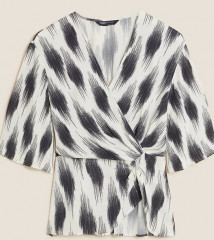 M&S Blue Leopard Print dress - big campaign banner but online only and sold out?!