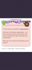 To update about The Family Sex Show