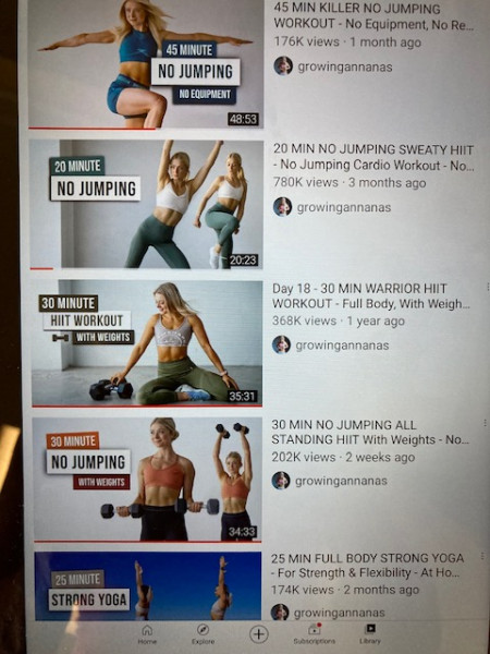 Getting fitter and stronger with Caroline Girvan- all welcome!