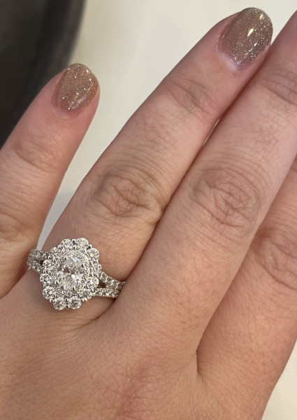 .. to ask to see your engagement & wedding rings? :D
