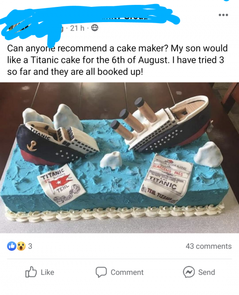 To think this cake is inappropriate 