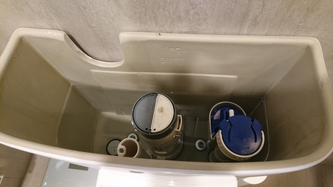 Low water level in toilet bowl