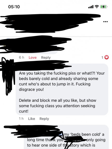 To have posted a photo of us online?