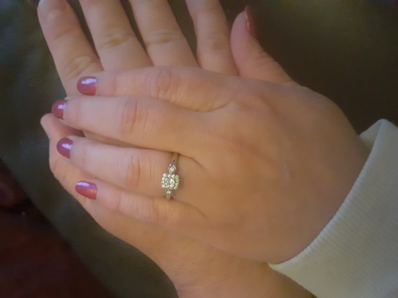 .. to ask to see your engagement & wedding rings? :D