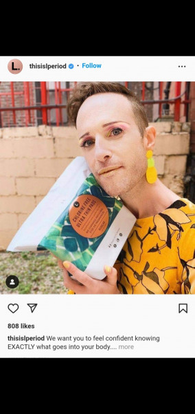 Transwoman claims Tampax have offered sponsorship