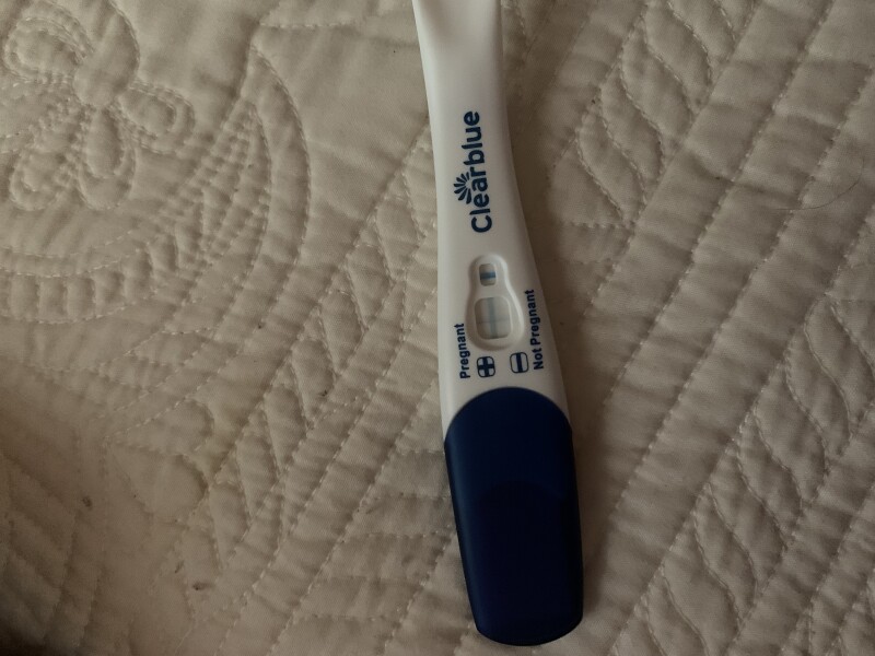 dark THIN blue line positive test result?