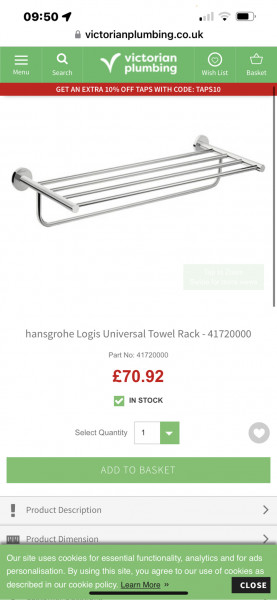 Towel storage with no airing cupboard?