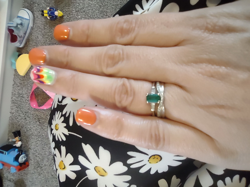 .. to ask to see your engagement & wedding rings? :D