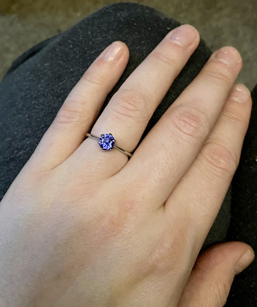 .. to ask to see your engagement & wedding rings? :D