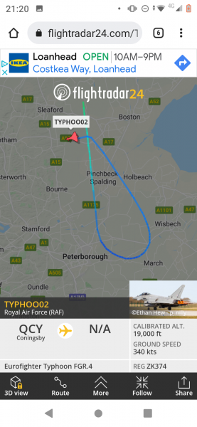 FlightRadar activity
